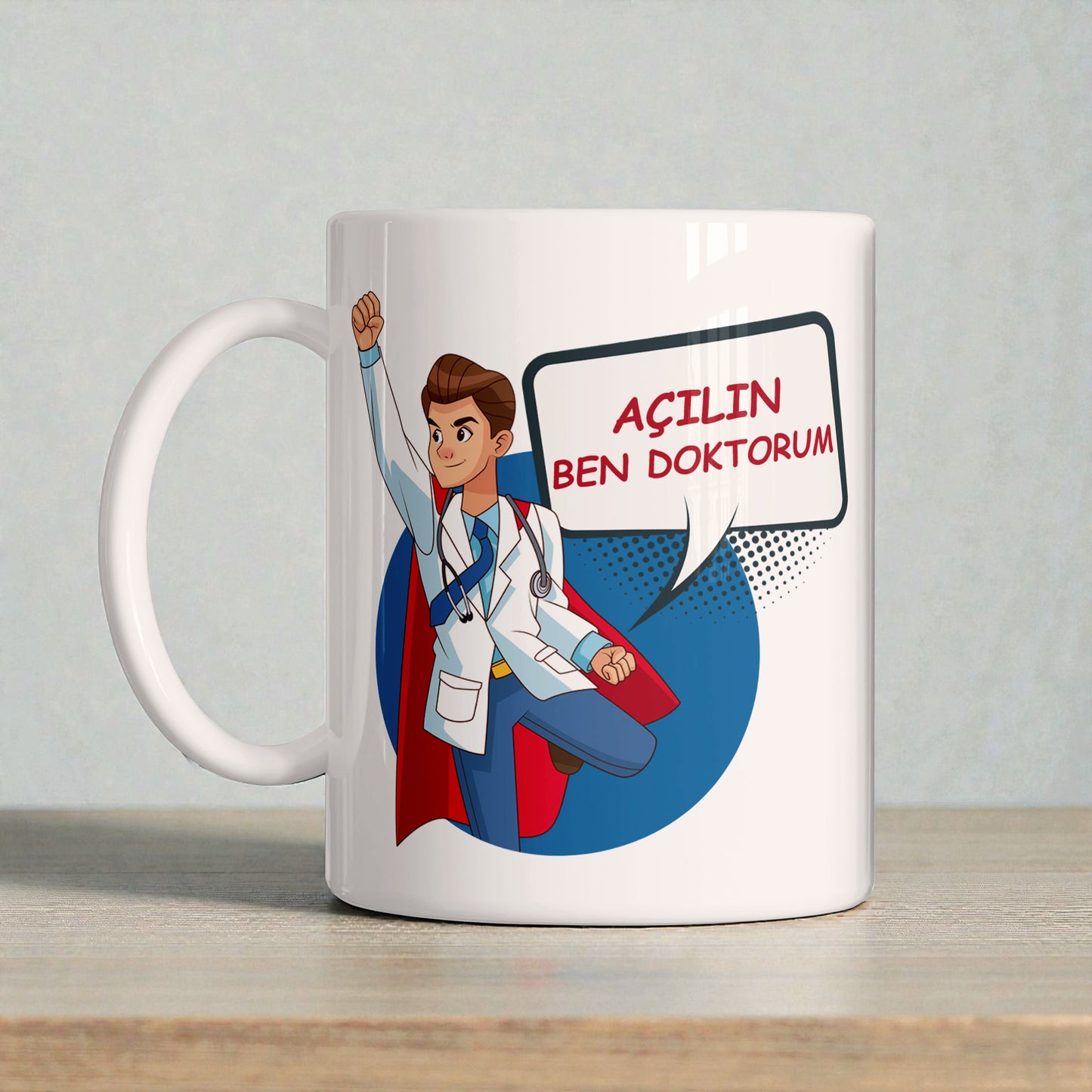 Açılın Ben Doktorum Tasarımlı Kupa