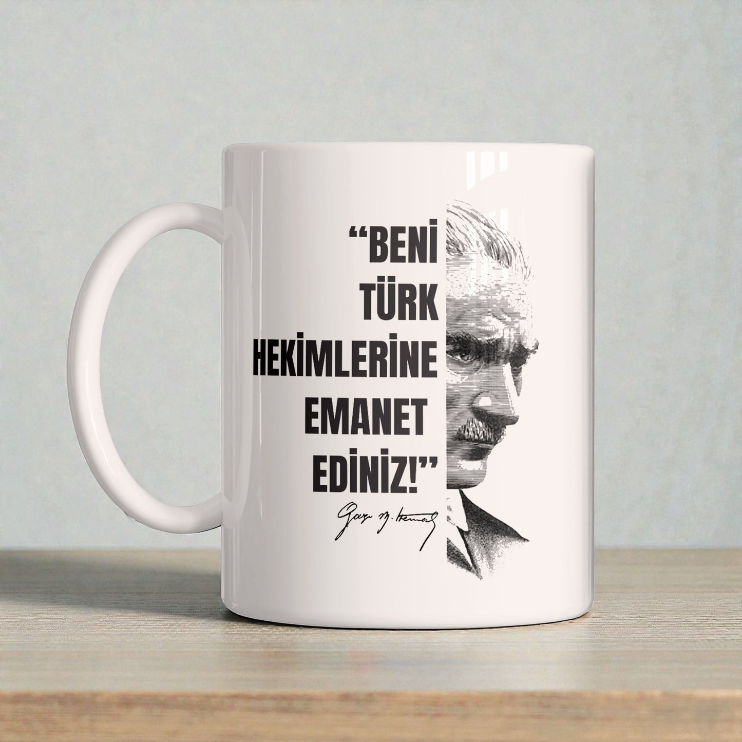 Doktorlar İçin Atatürk Tasarımlı Kupa 3