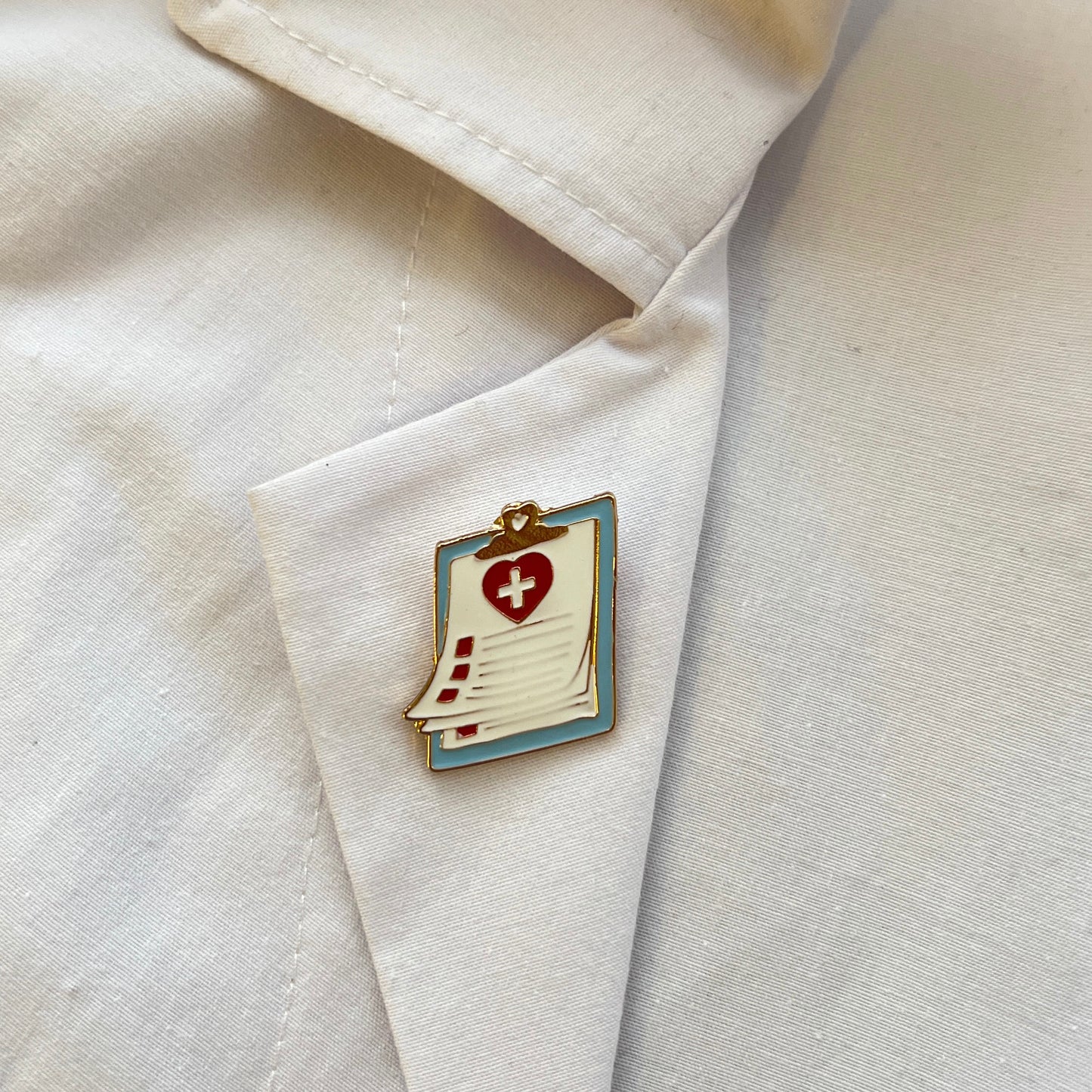 Doktor Hasta Takip Defteri Pin Broş🩺