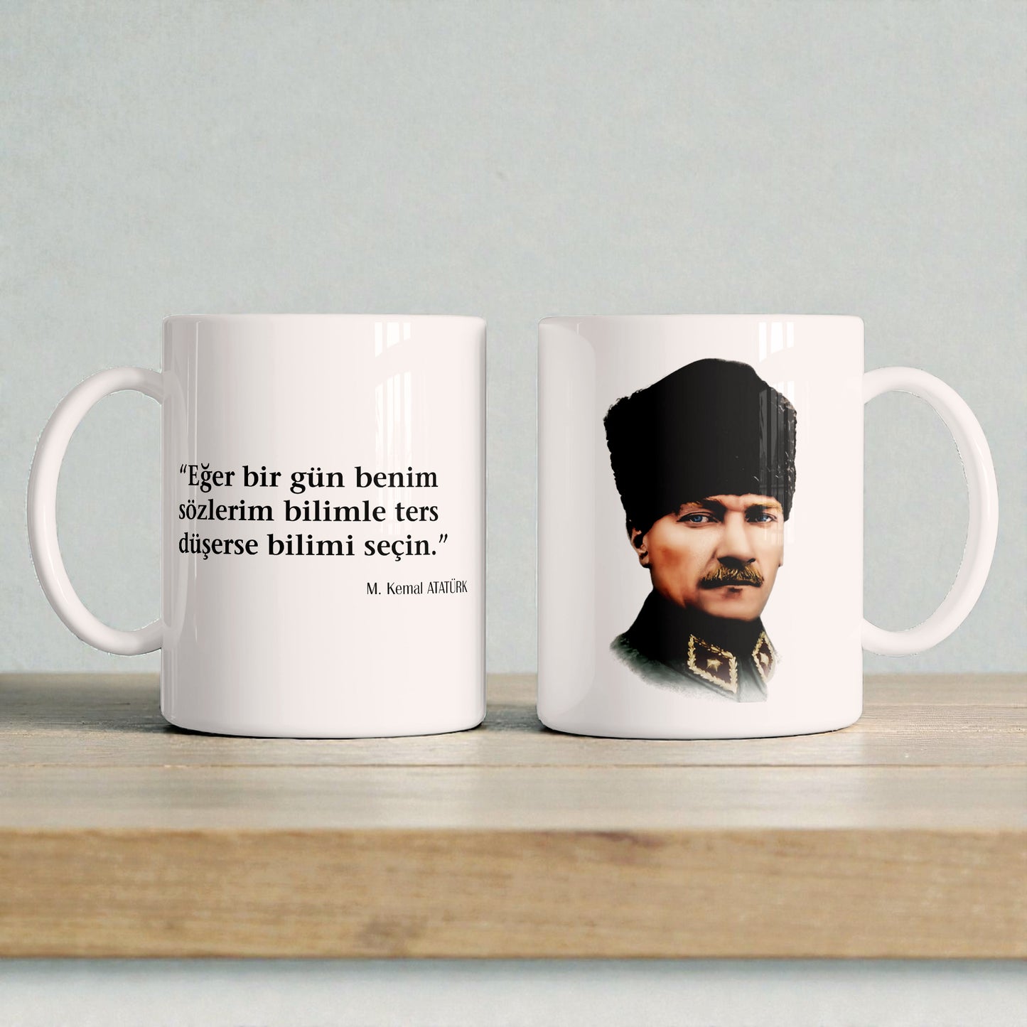 Doktorlar İçin Atatürk Tasarımlı Kupa 2