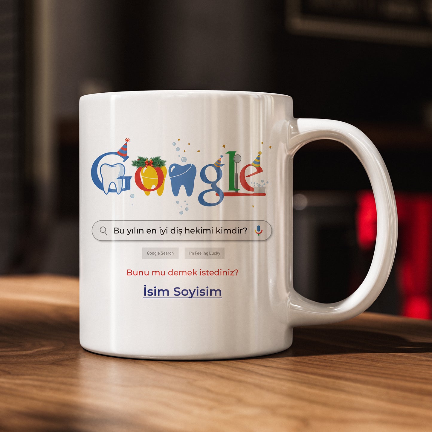 Diş Hekimi Temalı Kupa