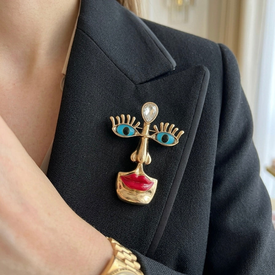 Madame Noir Tasarım Broş