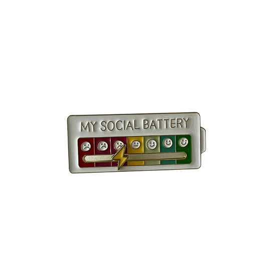 My Social Battery Broş ⚡️