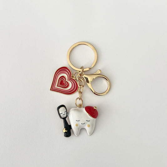 Fırçalı Dişçi Anahtarlık