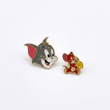 Tom&Jerry İkili Pin Broş