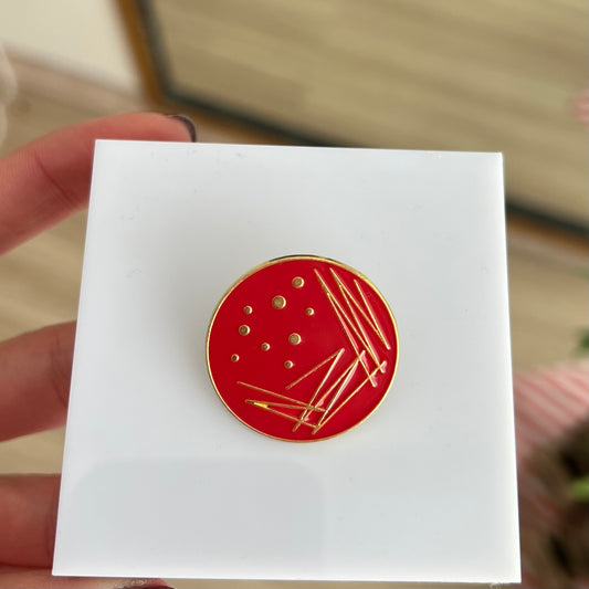 Petri Kabı Pin Broş