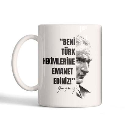 Doktorlar İçin Atatürk Tasarımlı Kupa 3