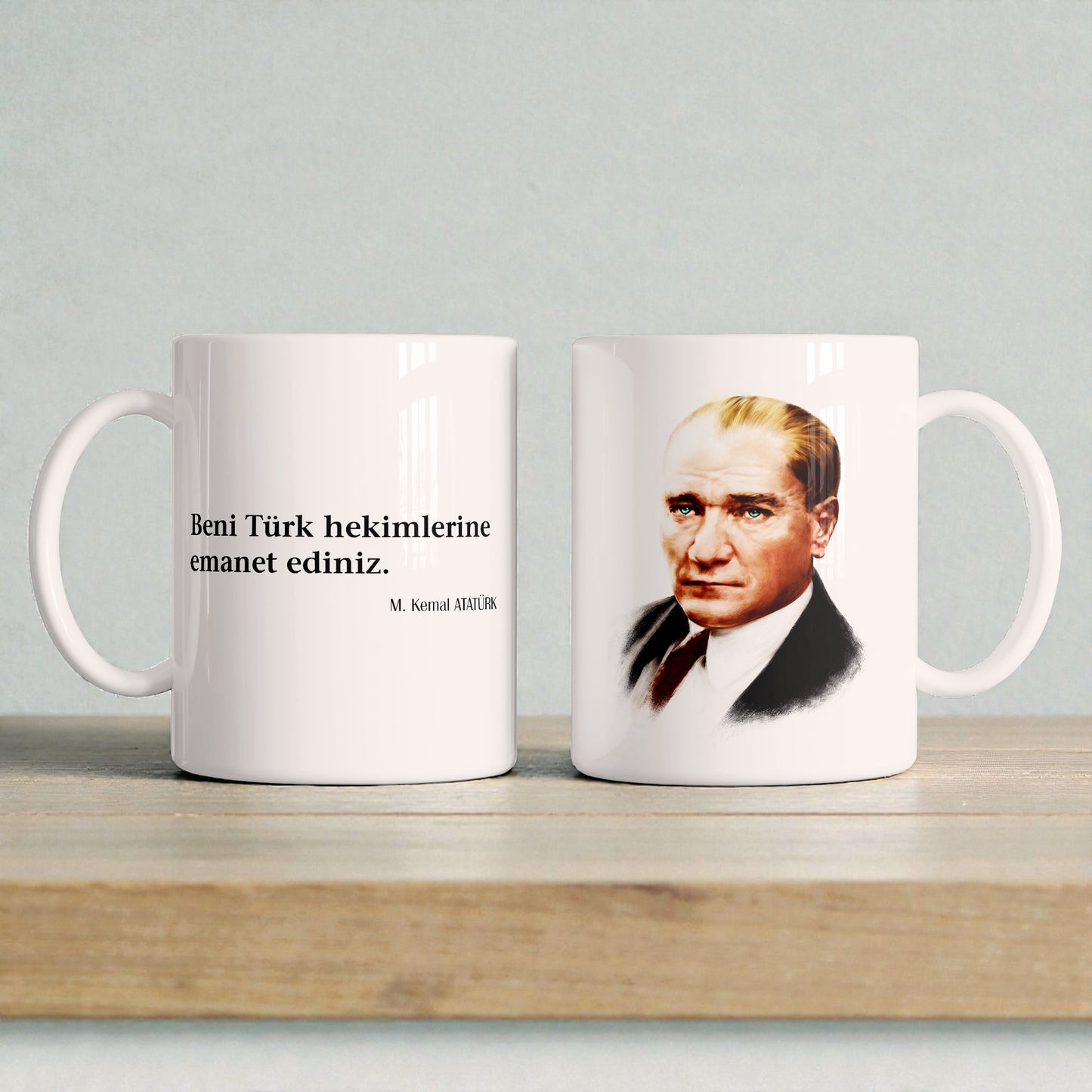 Doktorlar İçin Atatürk Tasarımlı Kupa