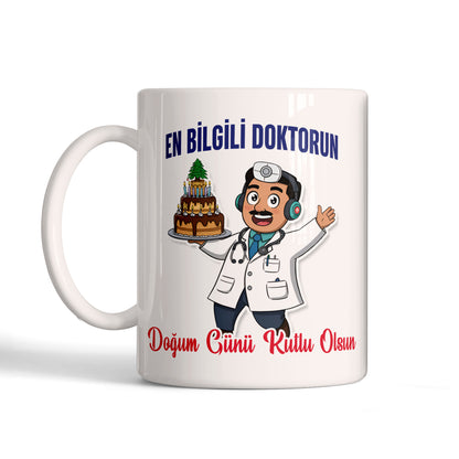 Doğum Günü Temalı Doktor Kupa
