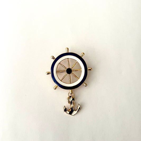 Denizci Dümen Broş⚓️