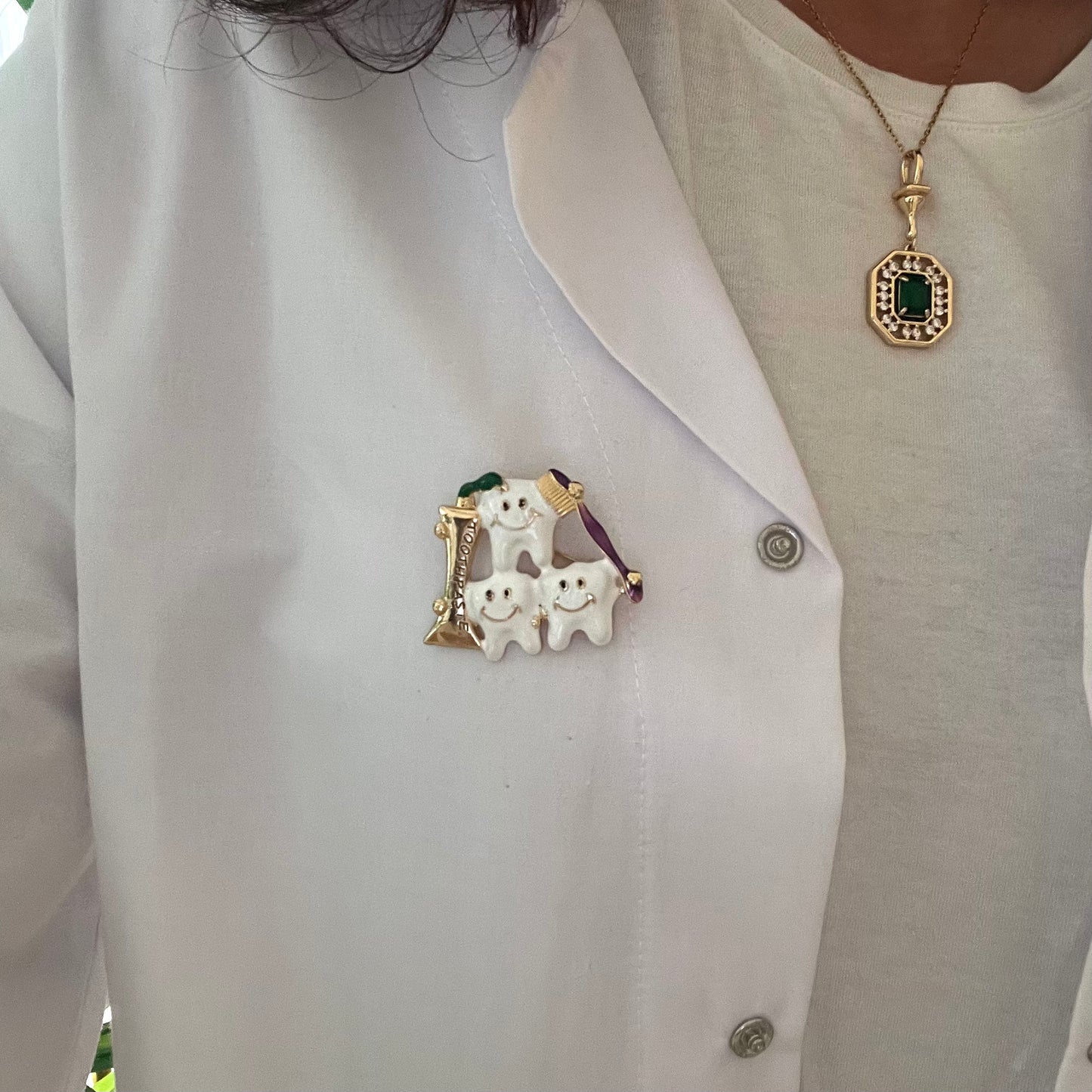 Diş Macunu Fırçalı Dişçi Broş🦷