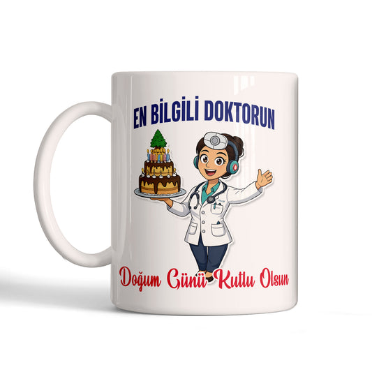 Doğum Günü Temalı Doktor Kupa
