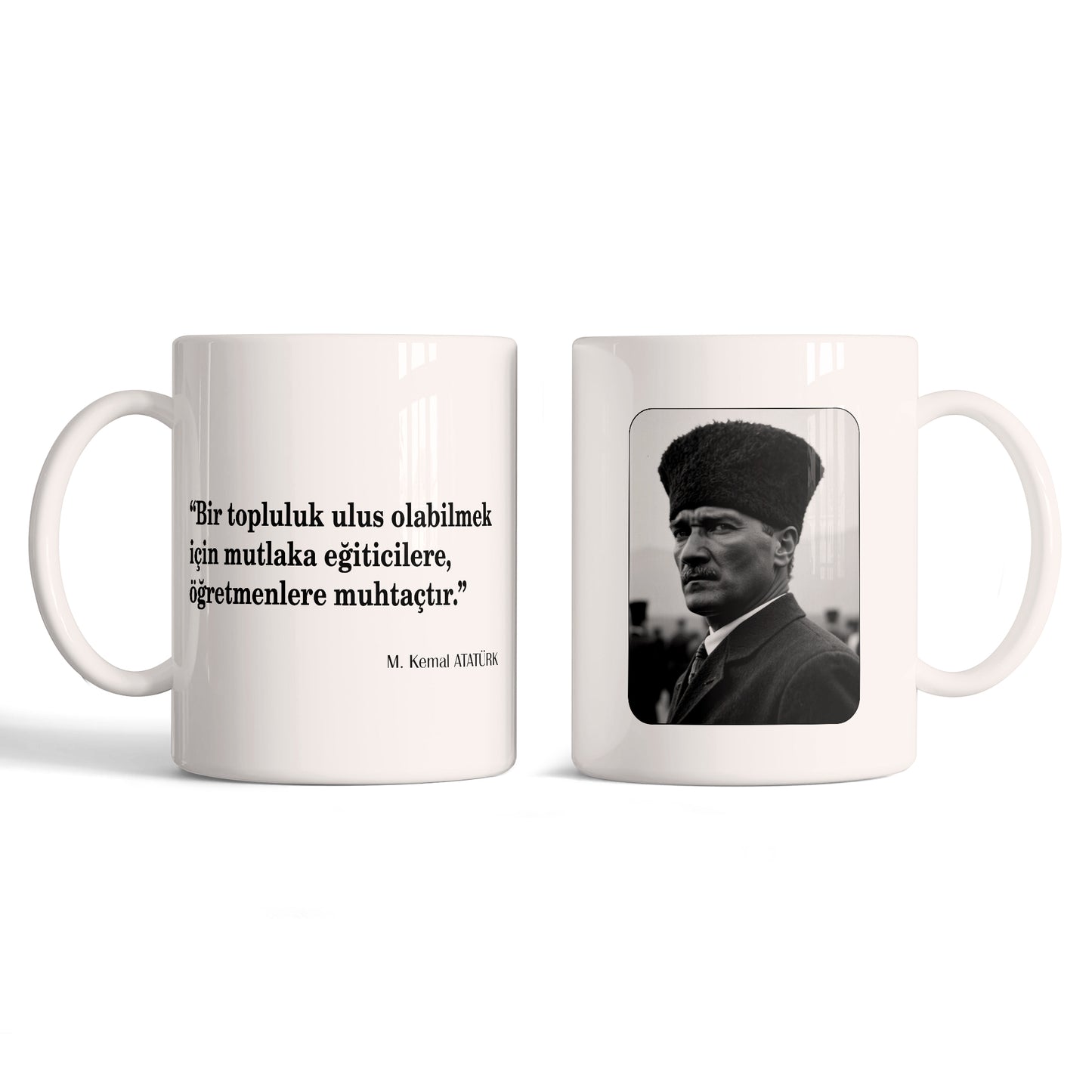 Öğretmenler İçin Atatürk Tasarımlı Kupa 3