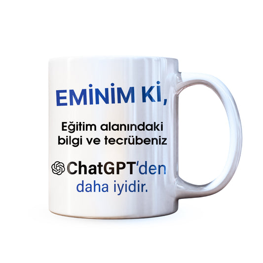 Öğretmenler İçin Mizahi Tasarım Kupa