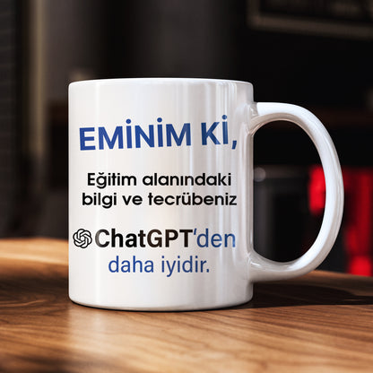 Öğretmenler İçin Mizahi Tasarım Kupa