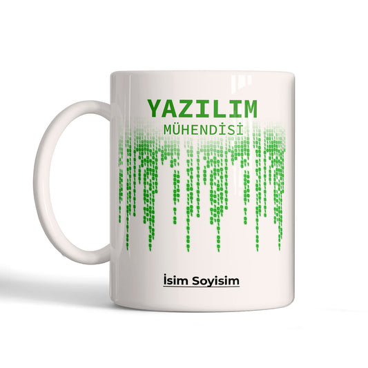 Yazılım Mühendisi Kod Temalı Kupa