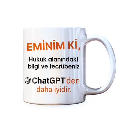 Avukatlar İçin Mizahi Tasarım Kupa