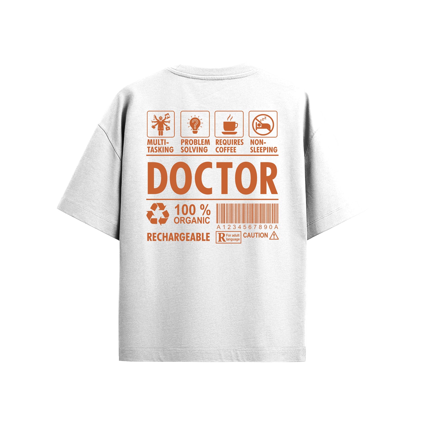 Doktorlar için T-Shirt Oversize