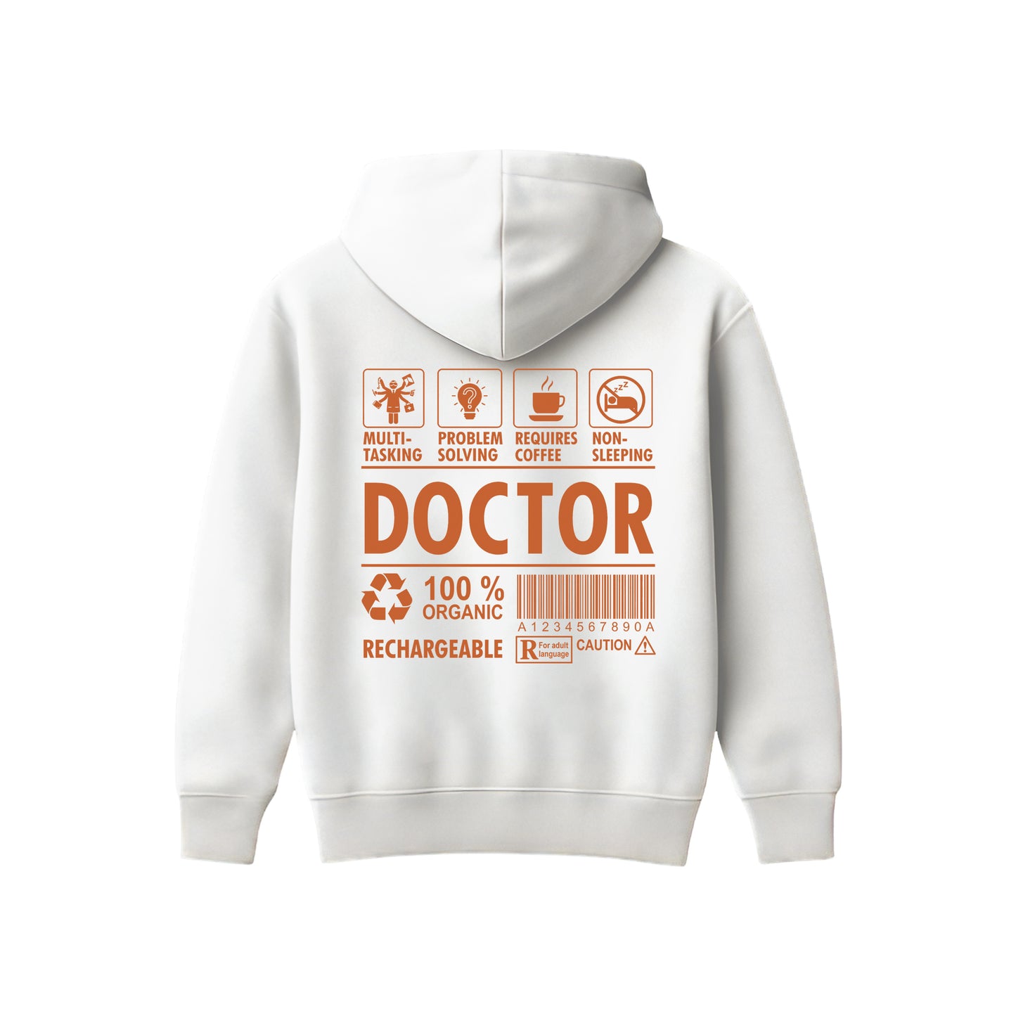 Doktorlar için Hoodie Oversize
