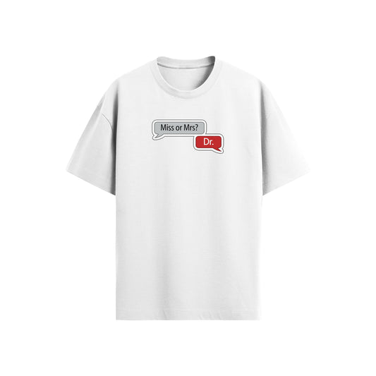 Doktor Tasarımlı T-Shirt Oversize 5