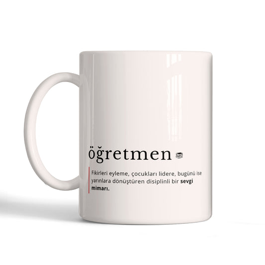Öğretmen Kimdir Temalı Kupa