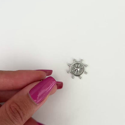 Kaptan Dümen Pin Broş